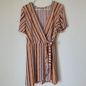 BCBG warped mini dress, summer beautiful dress